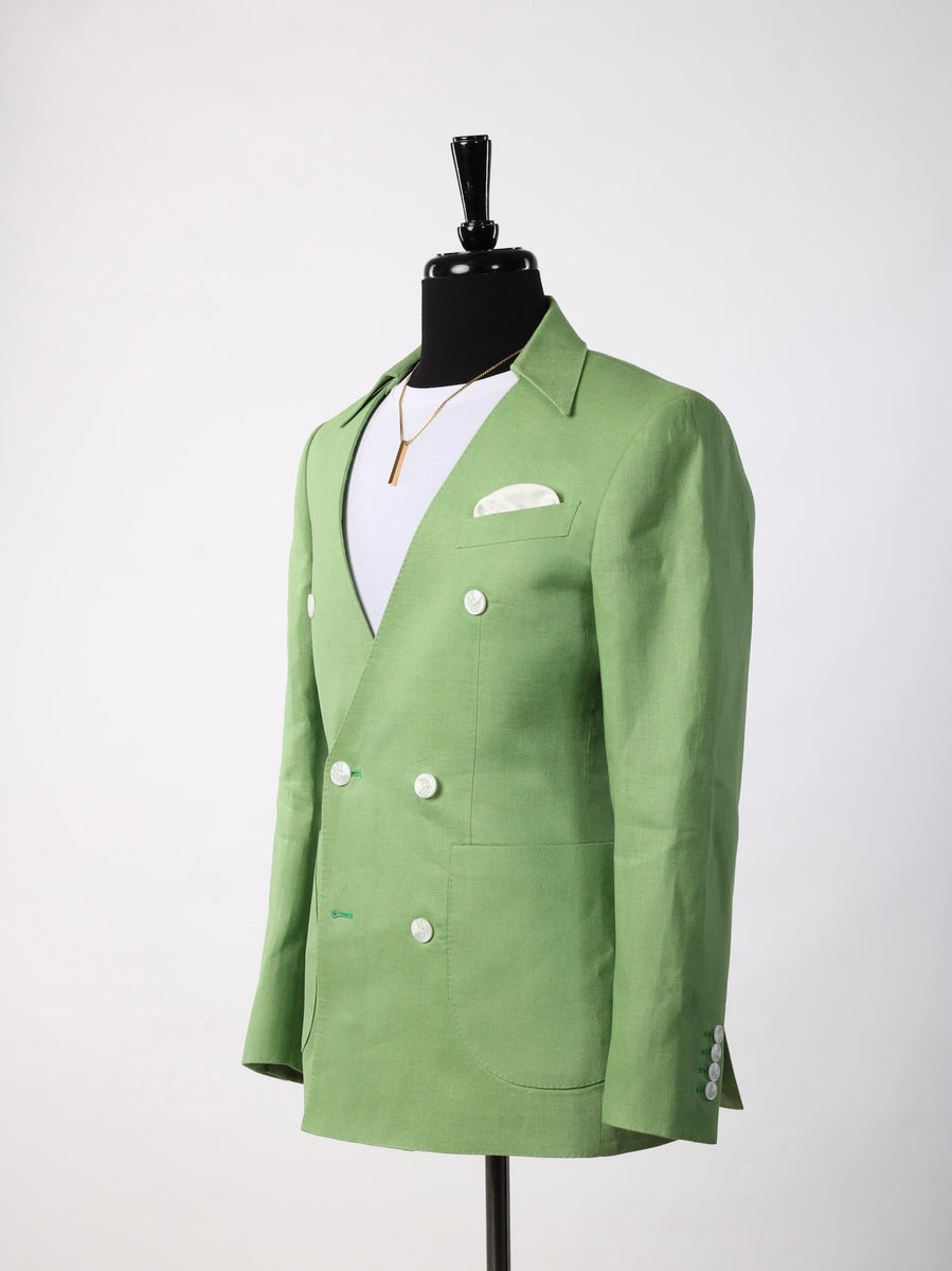 Double Breasted Collared Suit – Mainly Styles