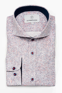 RED POPLIN