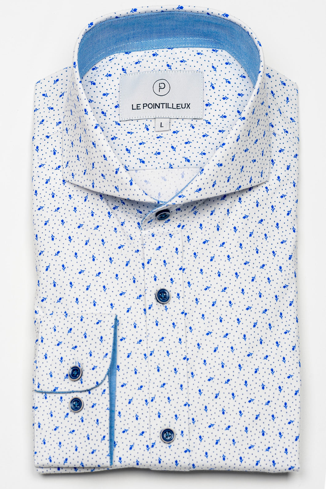LIGHT BLUE FLORAL PRINT